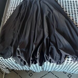COS Black A-Line Bubble Skirt